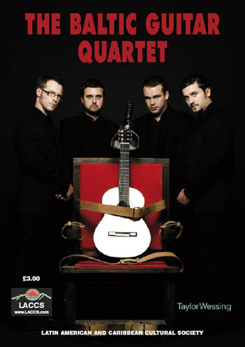 THE BALTIC GUITAR QUARTET Programme Cover