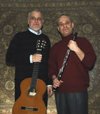 AHMET KANNECI, GUITAR. EKREM OZTAN, CLARINET